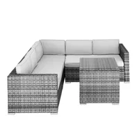 AIAMÖÖBLIKOMPLEKT NAPOLI ROTANG HALL 3+2 KOHTA