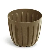 LILLEPOTT PROSPERPLAST WARIO ECO WOOD Ø16,8CM PRUUN