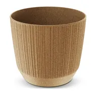 LILLEPOTT PROSPERPLAST RYFO ECO WOOD Ø14,6CM PRUUN