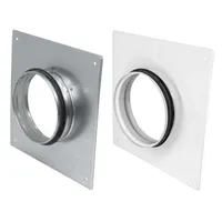 VENTILATSIOONI ADAPTER EUROPLAST METALLIST D-125MM TIHENDI JA KUMMIDEGA