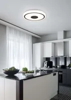 PLAFOON LED TRIO BUNDA 34CM MATT 16W MUST