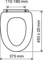 PRILL-LAUD FERRO MDF, VALGE