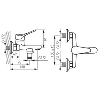 VANNISEGISTI FERRO PETITE BPT1BL, MUST