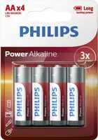 PATAREI PHILIPS ALKALINE AA/LR6 4TK