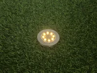 AIAVALGUSTI SOLAR LED Ø11,5CM PÄIKESEPANEELIGA 2TK