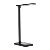 LAUALAMP VIRONE ISIYO LED 7W LAADIJA JA USB-PORTIGA, DIM, MUST