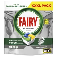 NÕUDEPESUMASINA KAPSLID FAIRY PLATINUM LEMON 90TK PAKIS