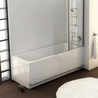 VANN RAVAK CHROME 150X70CM SETV17R VANNISEINAGA, VALGE