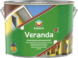 PUITFASSAADIVÄRV ESKARO VERANDA 9,5L VALGE POOLMATT