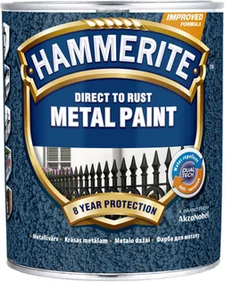 METALLIVÄRV HAMMERITE HAMMERED 0,75L MUST LÄIKIV