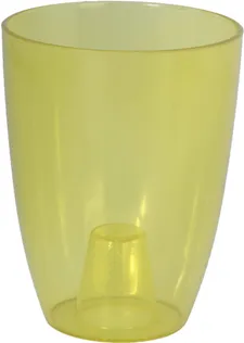 ORHIDEEPOTT ÜMAR D. 13CM H. 16,5CM, LÄBIPAISTEV KOLLANE