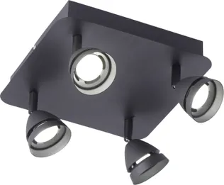 KOHTVALGUSTI WIZ GEMINI 4X3W LED 300LM MUST