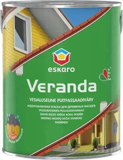 PUITFASSAADIVÄRV ESKARO VERANDA 2,7L TUMEHALL POOLMATT