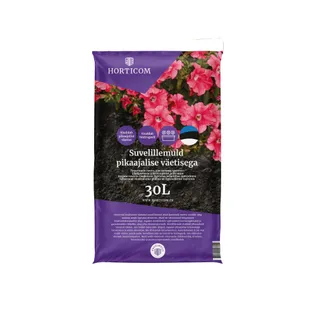 SUVELILLEMULD HORTICOM PIKAAJALISE VÄETISEGA 30L