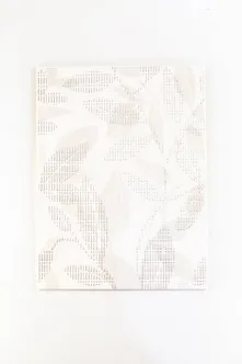 KERAAMILINE DEKOORPLAAT 25X33CMM, PILT REMIX WHITE W