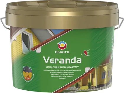 PUITFASSAADIVÄRV ESKARO VERANDA 2,75L PRUUN POOLMATT
