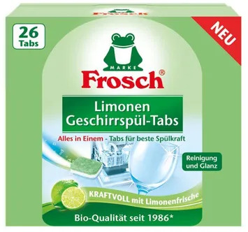 NÕUDEPESUTABLETID FROSCH ALL-IN-1 26X20G LAIM