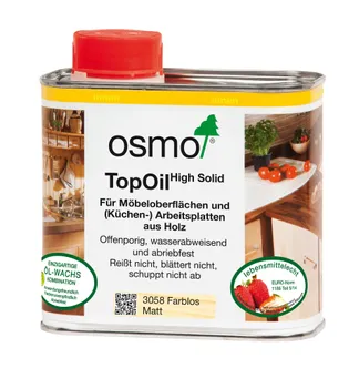 ÕLIVAHA TÖÖTASAPINDADELE OSMO TOPOIL 0,5L 3058 VÄRVITU MATT