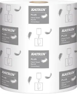 RULLKÄTEPABER KATRIN PLUS 2-KIHILINE 90M M WHITE