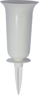 HAUAVAAS FORM-PLASTIC DAMA 13X37CM VALGE