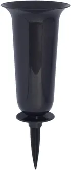 HAUAVAAS FORM-PLASTIC DAMA 13X37CM MUST