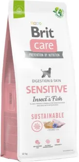 KUIVTOIT BRIT CARE KOERTELE SENSITIVE PUTUKAS/KALA 12KG
