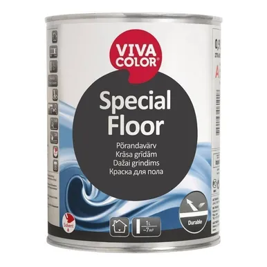 PÕRANDAVÄRV VIVACOLOR SPECIAL FLOOR 0,9L VALGE LÄIKIV