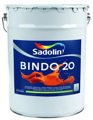 SEINAVÄRV SADOLIN BINDO 20 20L VALGE POOLMATT