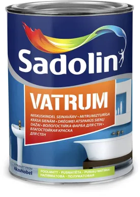 NIISKUSKINDEL SEINAVÄRV SADOLIN VATRUM 1L VALGE POOLMATT