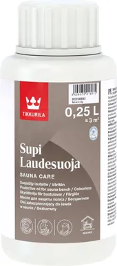 SAUNALAVA ÕLI TIKKURILA SUPI LAUDESUOJA 0,25L VÄRVITU