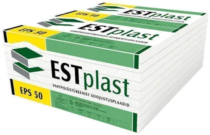 VAHTPLAST ESTPLAST EPS 50 1000X1200X25MM 20TK/24M² 