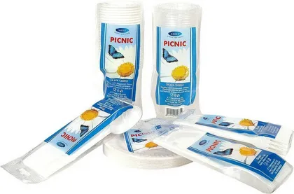 NUGA SMILE PLASTIK 25TK PAKIS VALGE