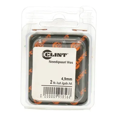 NEEDIPUUR 4,9MM HSS 2/TK.PAKK