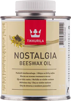 MESILASVAHAGA ÕLI TIKKURILA NOSTALGIA BEESWAX OIL 0,375L VÄRVITU