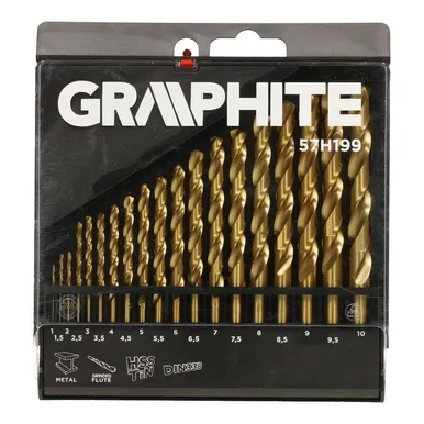 METALLIPUURI KOMPLEKT HSS-TIN 19 OSALINE