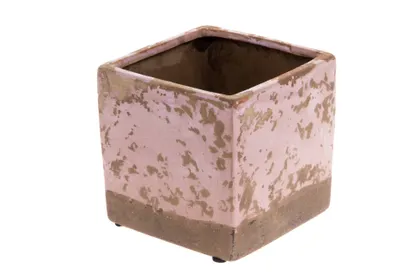 LILLEPOTIÜMBRIS LATINA VINTAGE 15CM ROOSA
