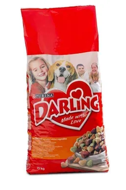 LEMMIKLOOMA KOERATOIT DARLING LINNULIHA/JUURVILI 15KG