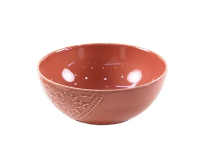 SALATIKAUSS HEEGELPITS Ø23CM ORANŽ KERAAMIKA