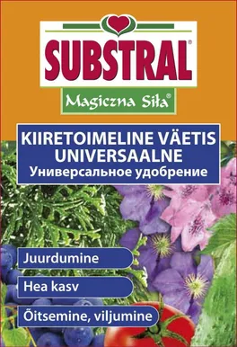 UNIVERAALNE KIIRETOIMELINE VÄETIS SUBSTRAL MIRACLE GRO