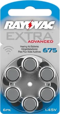 PATAREI RAYOVAC EXTRA ADVANCED 675 6TK PAKIS