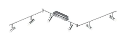 KOHTVALGUSTI TRIO ZIDANE 6X4,5W LED