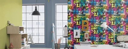 TAPEET KIDS&TEENS II 291506 0,53X10,05M GRAFITI