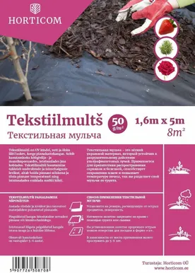 TEKSTIILMULTŠ HORTICOM 1,6X5M 8M² 50G/M²