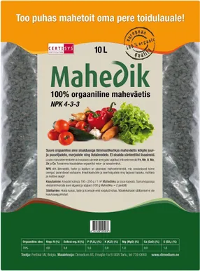 MAHEDIK 10L MAHEVÄETIS NPK 4-3-3