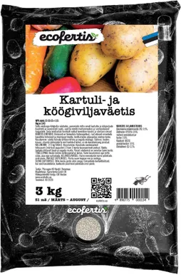 VÄETIS KARTULITELE JA KÖÖGIVILJADELE ECOFERTIS 3KG