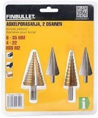 ASTMELISE PUURI KOMPLEKT FINBULLET M2 2-OSA