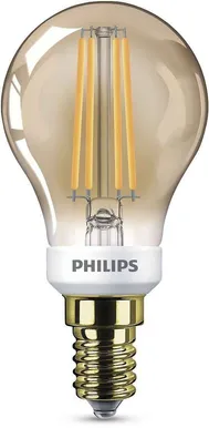 LED LAMP CLASSIC 5 - 35W P45 E14 GOLD DIM PHILIPS