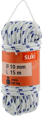 PUNUTUD KÖIS SUKI POLÜESTER 6MMX15M VALGE/SININE