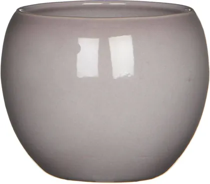 LILLEPOTIÜMBRIS MICA DECORATIONS MONET H11XØ14CM TAUPE