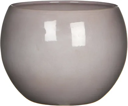 LILLEPOTIÜMBRIS MICA DECORATIONS MONET H15XØ18CM TAUPE